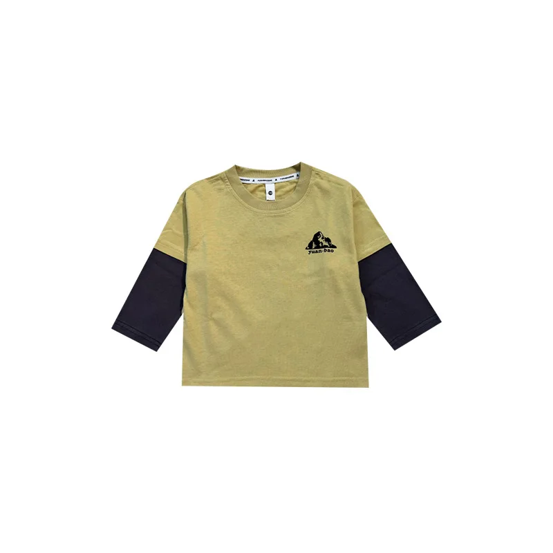 تي شيرت للأطفال بأكمام طويلة لخريف 2025 جديد باللون الأرجواني ملابس رياضية عصرية للفتيات من القطن الخالص قميص قاعدة للأطفال