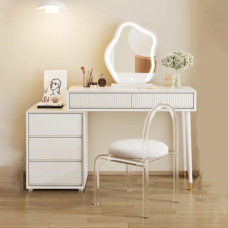 Drawer Classic Vanity Table Vintage Elegant Simple Nordic Vanity Desk Modern European Table Coiffeuse Maquillage Furniture