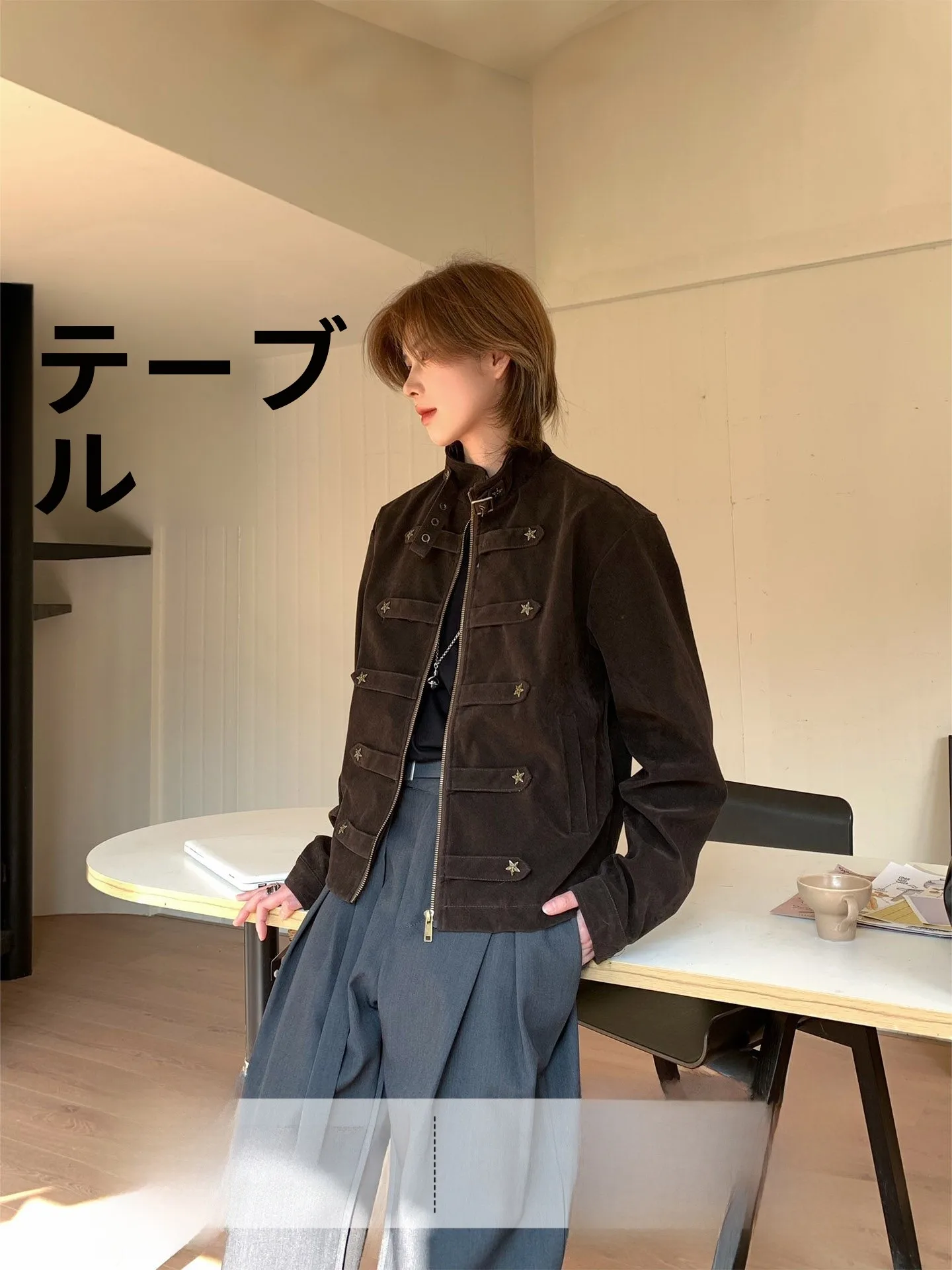 

Пальто унисекс Napoleon Court Sle из искусственного бархата, на пуговицах, с высокой талией, приталенное, из полиэстера, с длинными рукавами, на молнии