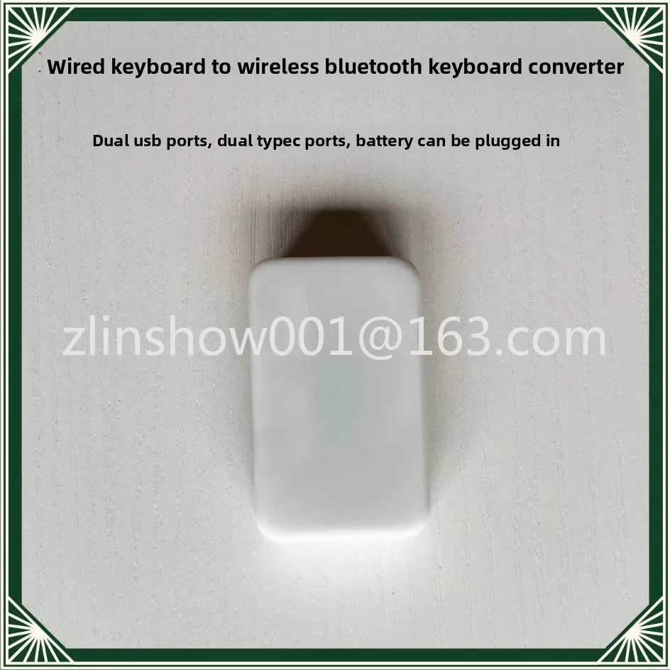 3.7V battery wired keyboard mouse to wireless keyboard bluetooth wireless keyboard bluetooth 5.3 module converter