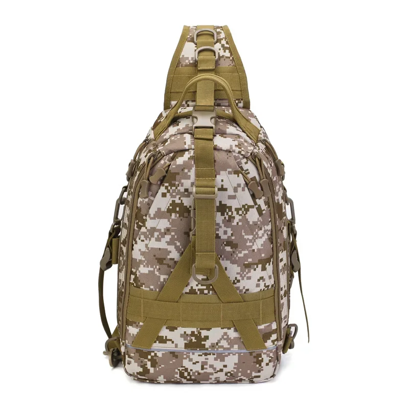 Chikage Camo Tactics-Bolsos de pecho de gran capacidad, bolsos de hombro de escalada para deportes al aire libre, bolsos cruzados de ocio simples