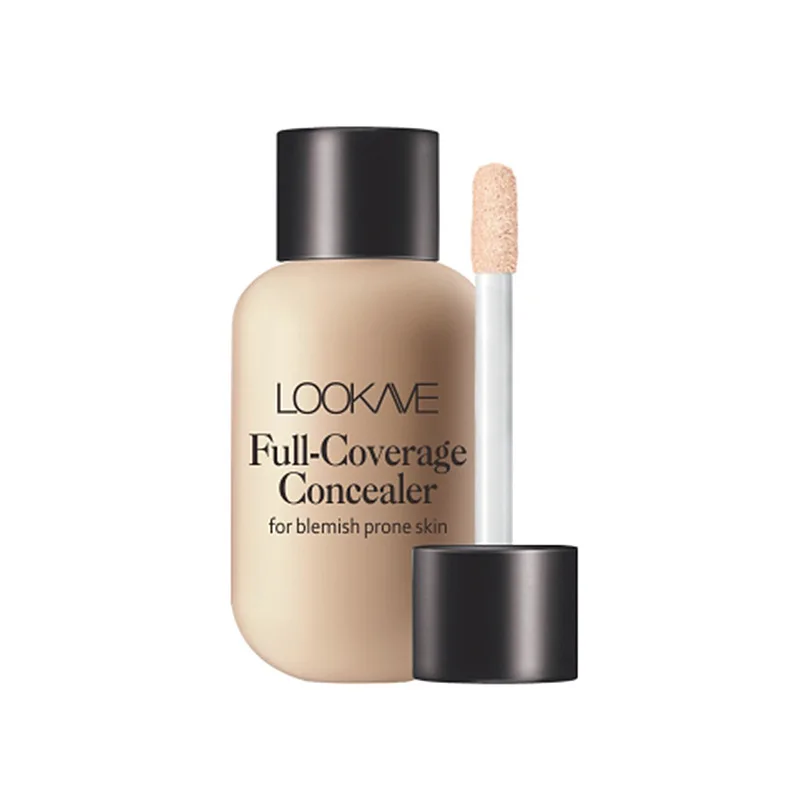 Correttore liquido impermeabile 3 colori Opaco Copertura completa Cicatrici da acne Cerchi scuri Fondotinta Sbiancante Cosmetici per trucco duraturo