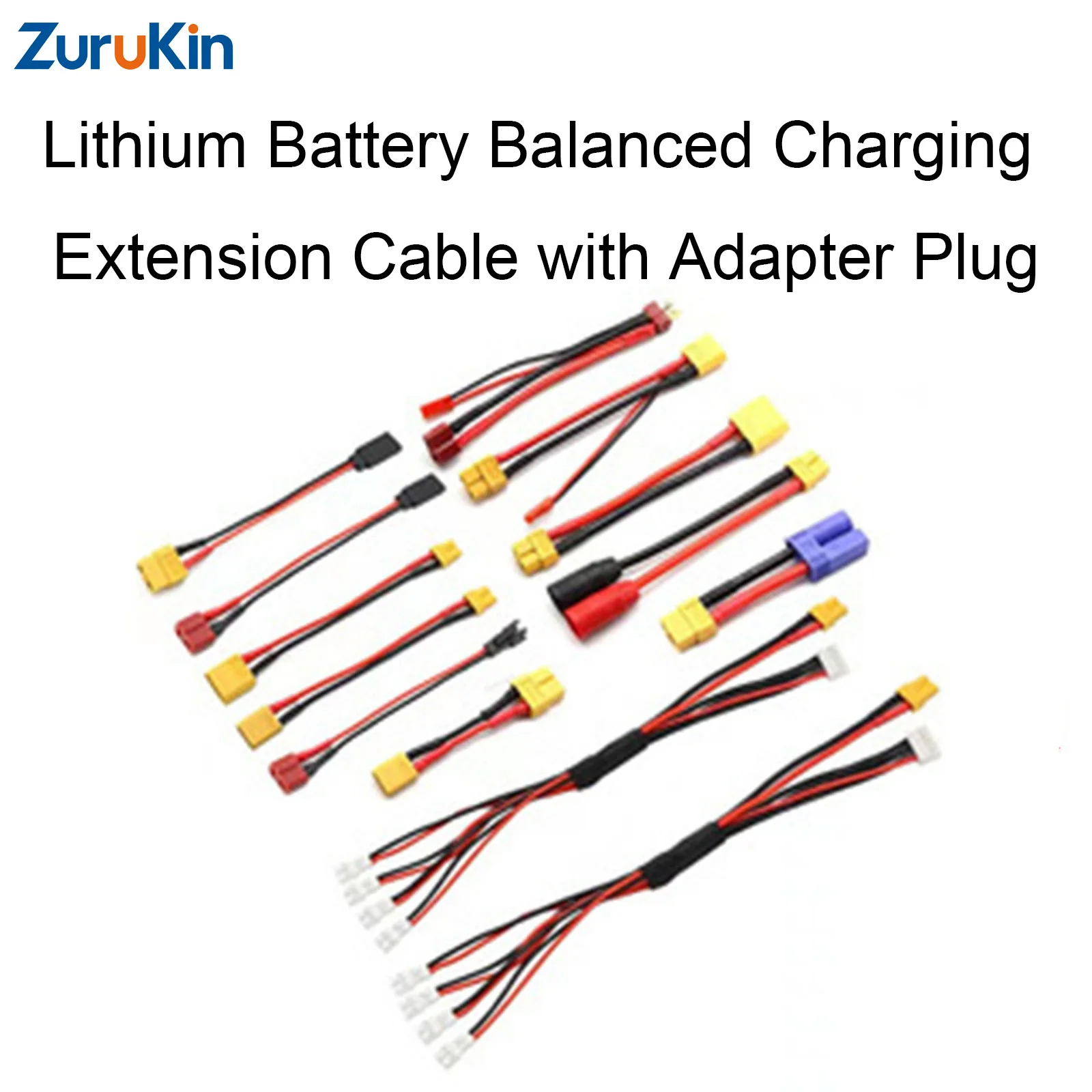 �y�Z�[�����zRC�o�b�e���[�A�_�v�^�[�P�[�u�� XT60 XT30 EC5 T�v���O JST�R�l�N�^�[ �V���R�����C���[ 12/14/18/20AWG �����P�[�u�� �h���[�� �� FPV�p�[�c�p