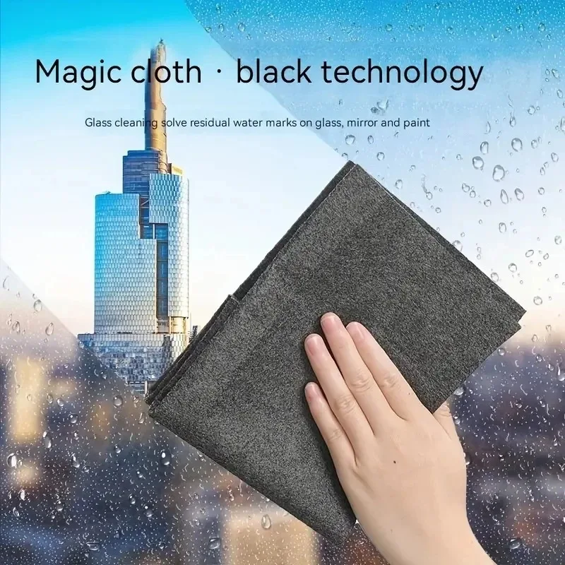 3/5PCS Thickened and Multifunctional Absorbent Cloth Window Glass Cleaning Cloth Professional Drying Cloth for Car Washing