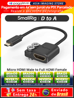 SmallRig Ultra Slim 4K Adapter Cable A to A/C to A /D TO A for BMPCC 4K & 6K/for Sony A7SIII/for Panasonic 3021
