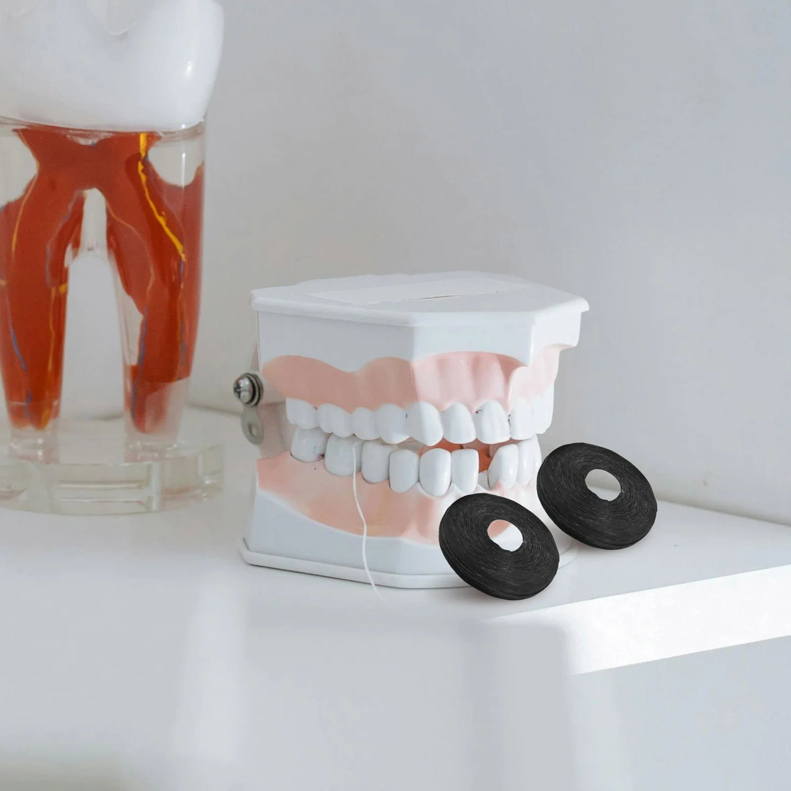 8 stücke Bambus Holzkohle Dental Flosser Zahnstocher Flosser Sauber Zahnseide Ersatz Kern Mint Geschmack Oral Reinigung Pflege Werkzeuge ﻿