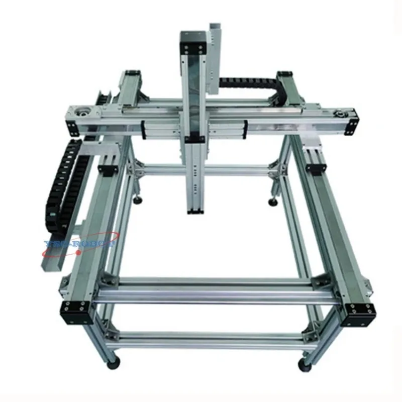 Modulo guida lineare con vite a ricircolo di sfere CNC multiasse Robot industriale cartesian XYZ 3 Robot a portale a 4 assi per macchina da taglio