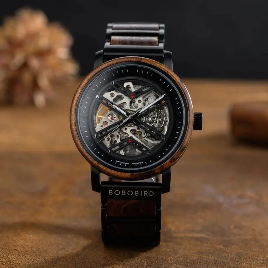 BOBO BIRD X Series Men's Automatic Watches Original Luxury Self-wind Mechanical Watch