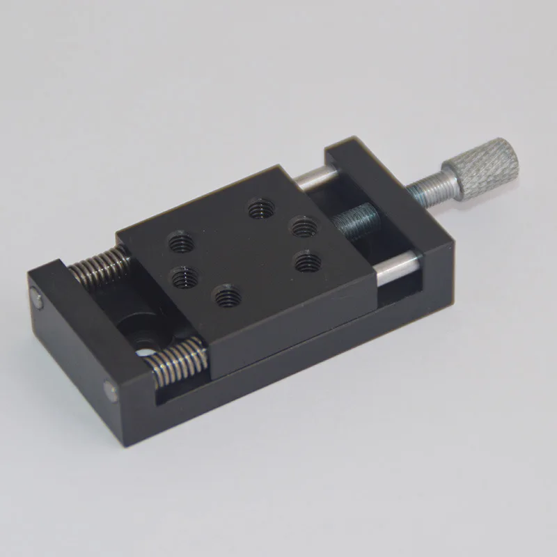 

X-axis easy adjustment component slide table Press screw type Standard precision manual slide table