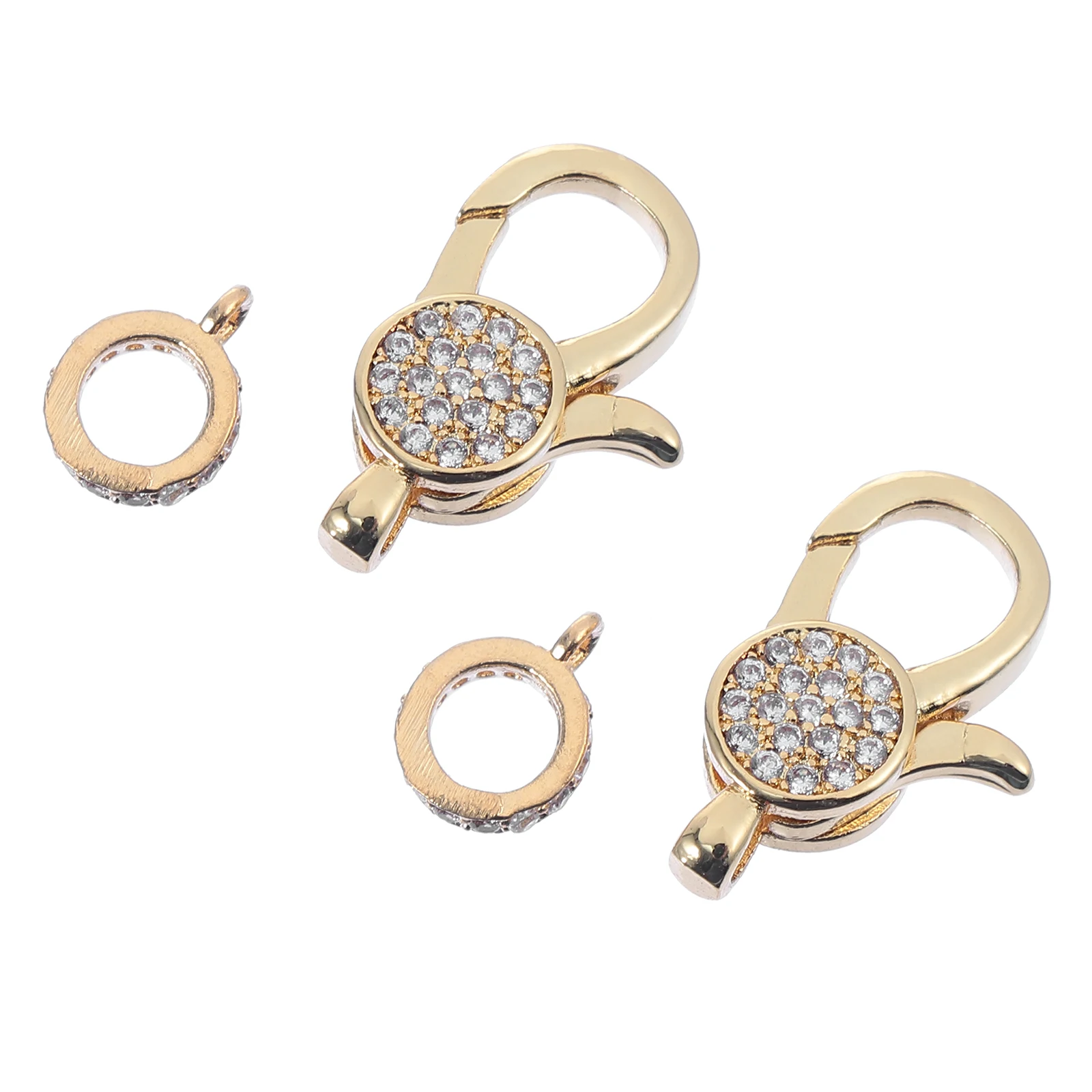 

2Pcs Lobster Claw Clasp Alloy DIY Jewelry Accessories Bracelets Necklaces Connecting Buckle Replacement