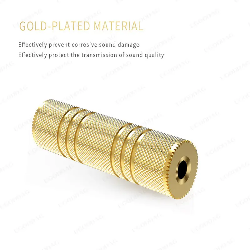 3.5 mm  Audio Adapter Female to Female Gold plated 3.5mm Audio Extension Cable for Phone Earphone Sound Headset