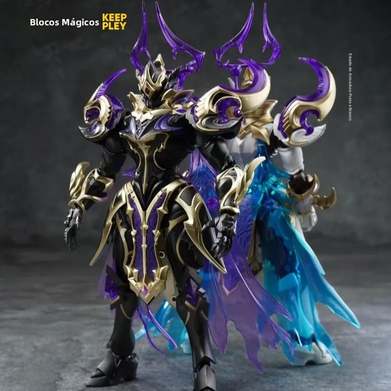 wonderful-building-blocks-god-of-magic-silver-white-symphony-model-assembly-toy-boys-birthday-gift-king-glory-armor-form
