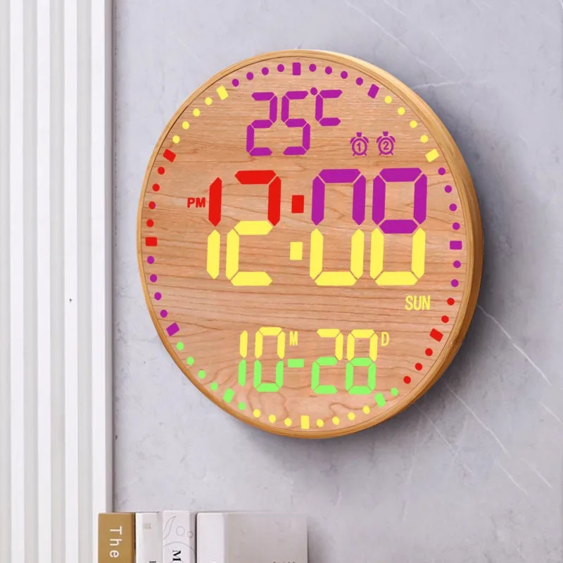 Modern Fashion Wall Clock Office Living Room Nordic Digital Wall Clock Decoration Classroom Big Klok Muur Decor Items