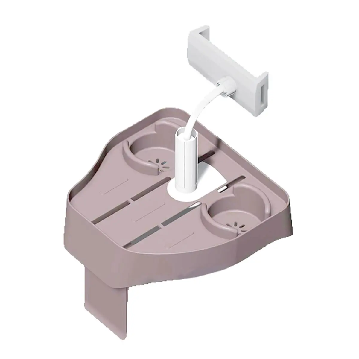ABME New Adjustable Tray Table, Clip-on Pool Cup Holder Phone Holder, for Outdoor Inflatable Pools for Adults