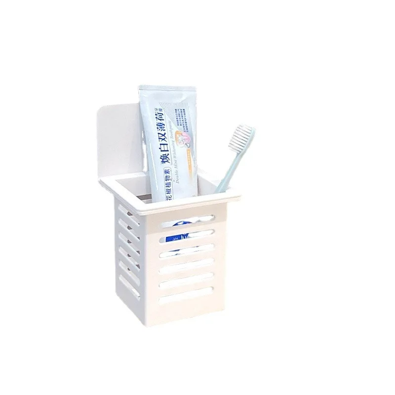 Toothbrush Holder And The Drainage Hole Can Be Hollowed Out Without Fear Of Scale High Capacity Design Wall Mounted Storage Rack