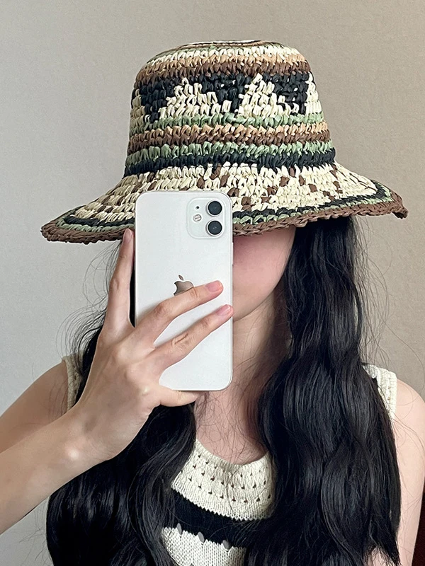 chapeau-de-paille-tresse-a-la-main-mustkoo-pour-femme-ideal-pour-l'ete-la-plage-et-les-vacances-protection-solaire-style-decontracte-grand-bord-calotte-ronde
