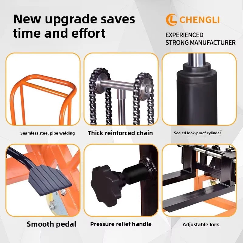 200 кг 400 кг мини-вилочный погрузчик с дистанционным управлением мини-гидравлический вилочный погрузчик портативный вилочный погрузчик-укладальник