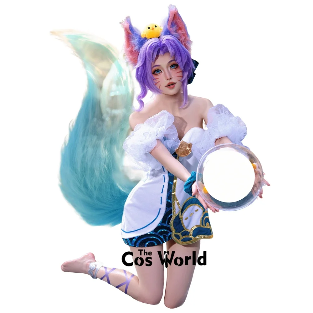 Fantasias de Cosplay Spirit Blossom Springs Ahri, Roupas de Banho