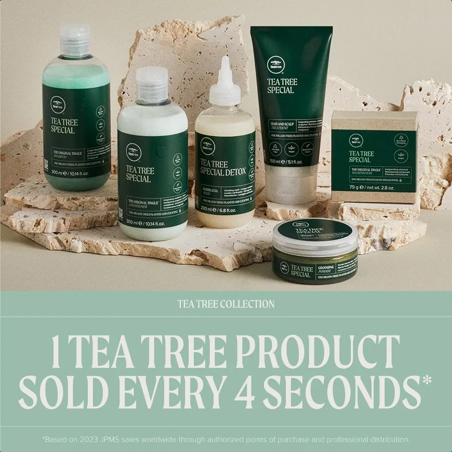 Tea Tree Hair and Body Moisturizer LeaveIn Conditioner Body Lotion AfterShave Cream For All Hair + Skin Types