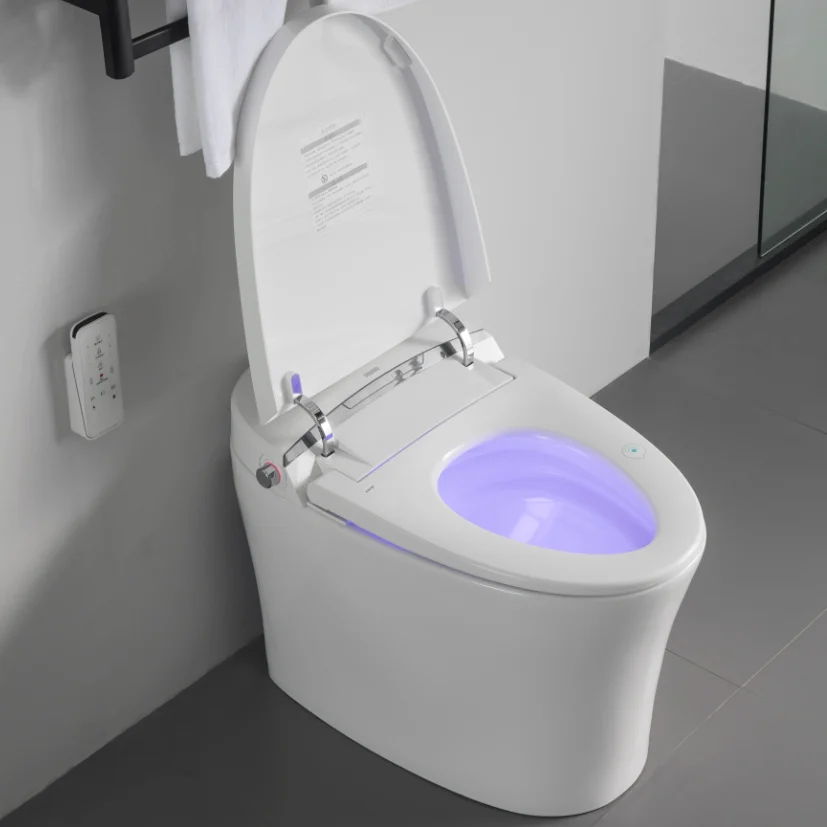 

High Quality 110 V Bathroom Ceramic Intelligent Toilet Wc Bidet Smart Toilet Seat Smart Toilet