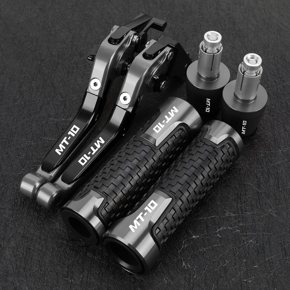 

For Yamaha MT-10 FZ10 MT10 2016-2023 Motorcycle Extendable Brake Clutch Levers Handlebar Handle Grips Ends Accessories