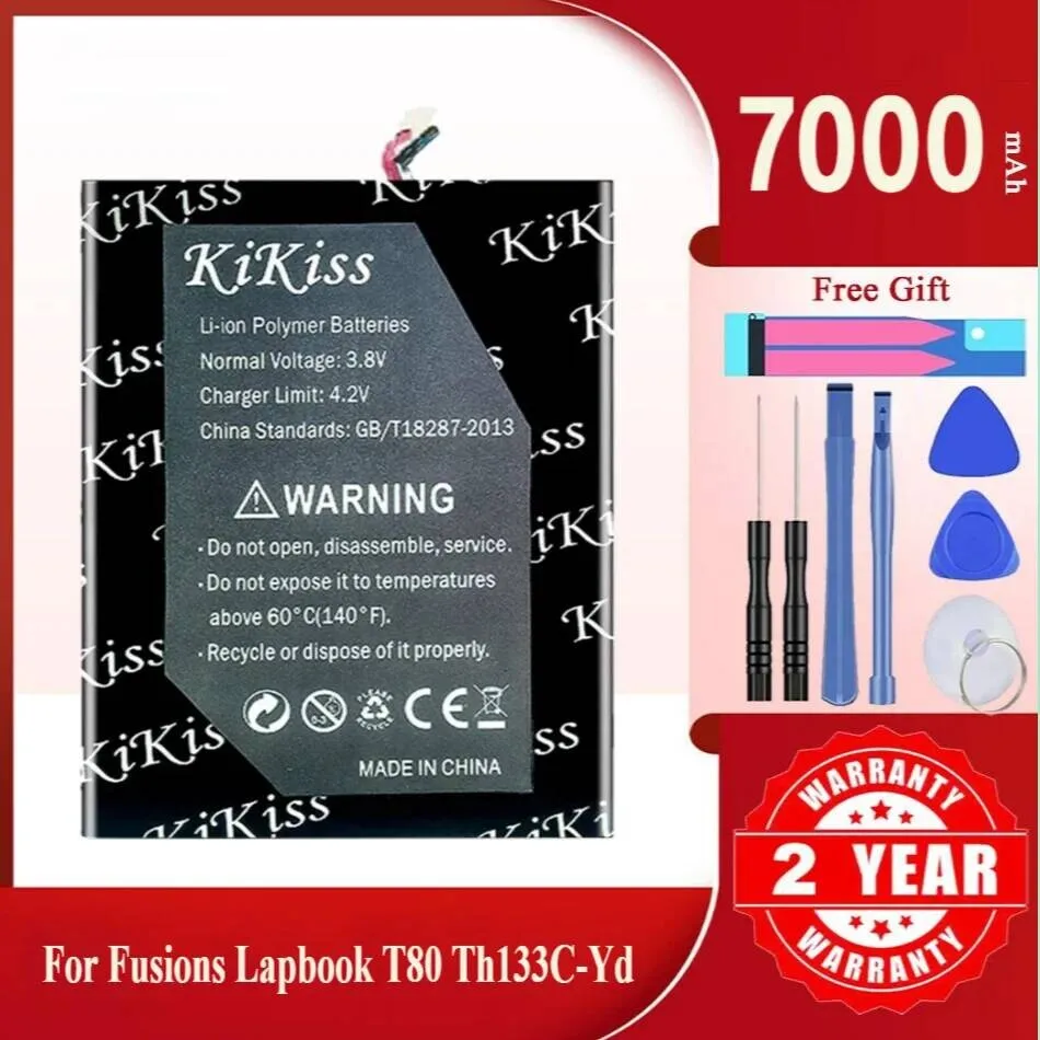 

Lapbook T80 7000Mah Battery For Fusions TH133C-Yd Fast-Charging Rechargeable Tablet