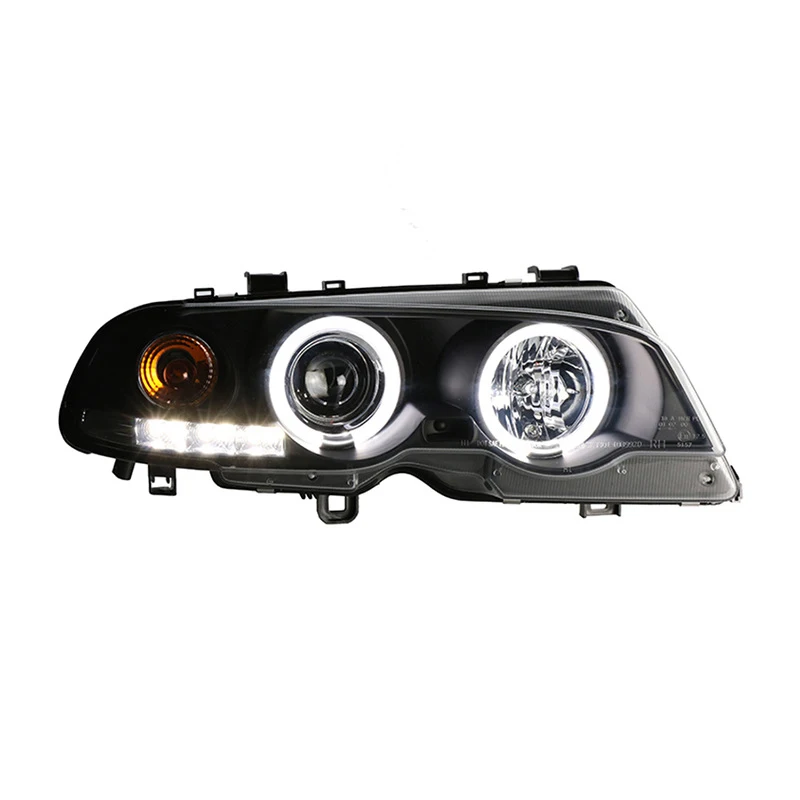Car Headlights For BMW 3 series M3 E46 2 doors 4 doors 98-05 LED DRL Headlamp Assembly Upgrade Projector Lens Accessories Kit
