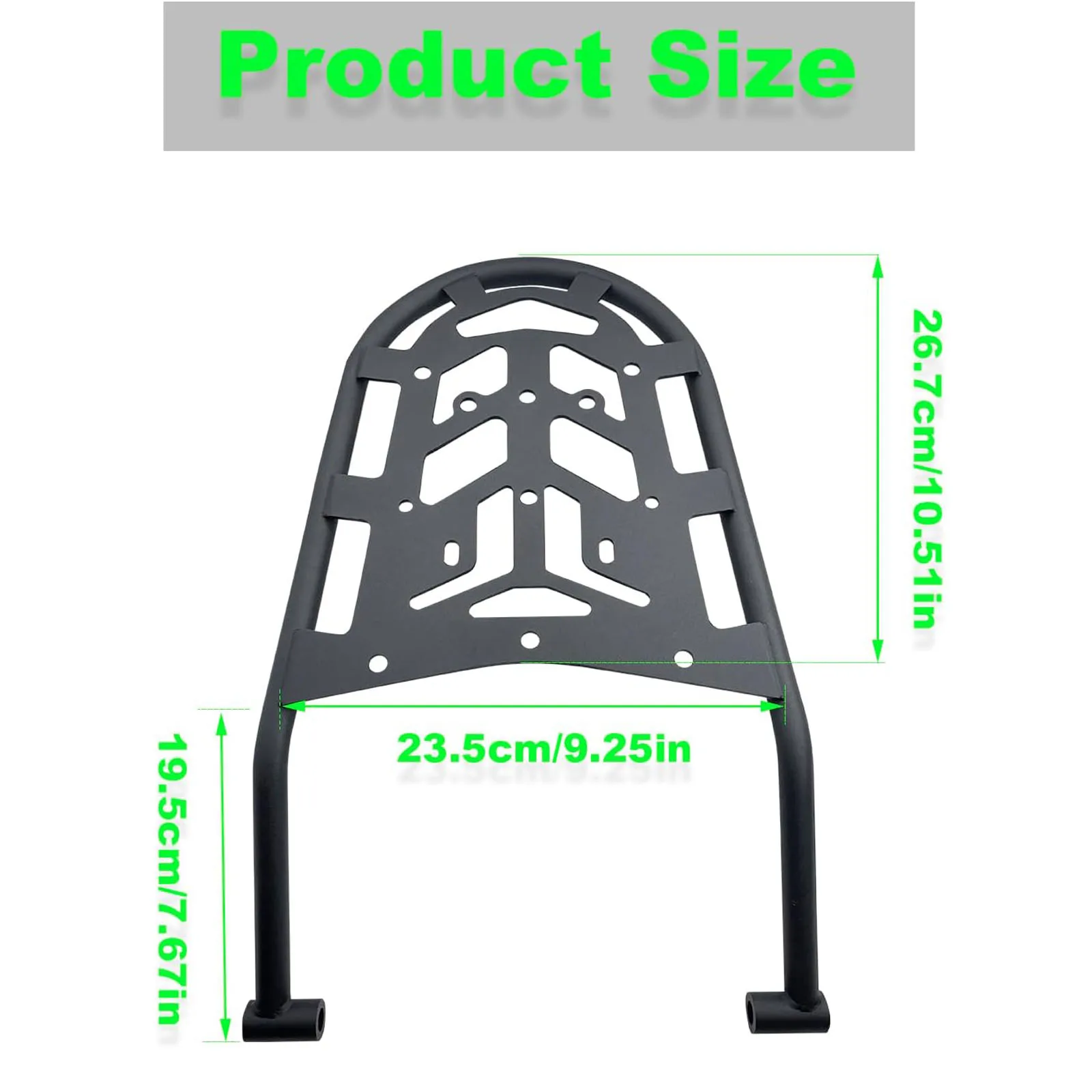 Motorcycle Luggage Rack KLX300 KLX300SM KLX250S KLX250SF KLX250 Rear Rack for Kawasaki KLX300 KLX250 （09-23）Accessories