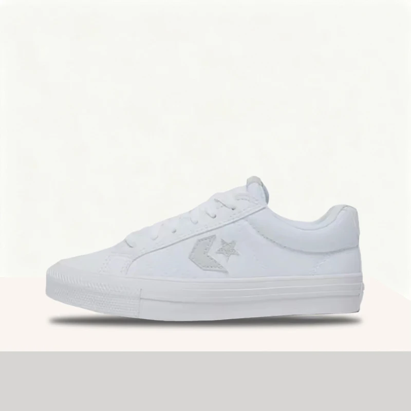 Converse Sport Casual Unisex White Low-Top Sneakers – Non-Slip Versatile Sole, Comfortable Stylish Design & Durable Fit A10546C