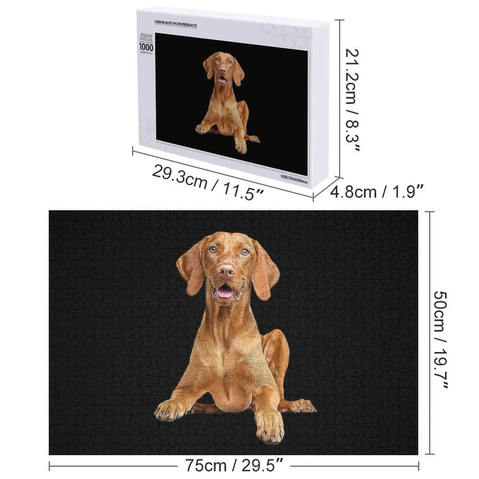 Vizsla in stile! Jigsaw Puzzle Jigsaw Puzzle in legno personalizzato per adulti Animali in legno Nuovi giocattoli per bambini 2022 Puzzle