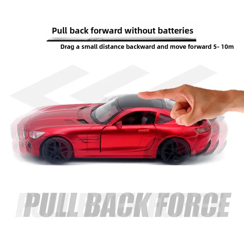 1:36 jouet pour enfants Ben GT Chi simulation alliage voiture de sport retirer jouet pour enfants voiture poupée machine