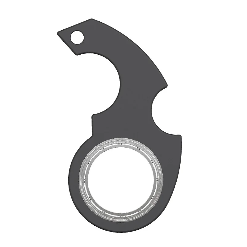 Spinner Stress Toy Keychain, Metal Fidget Ring