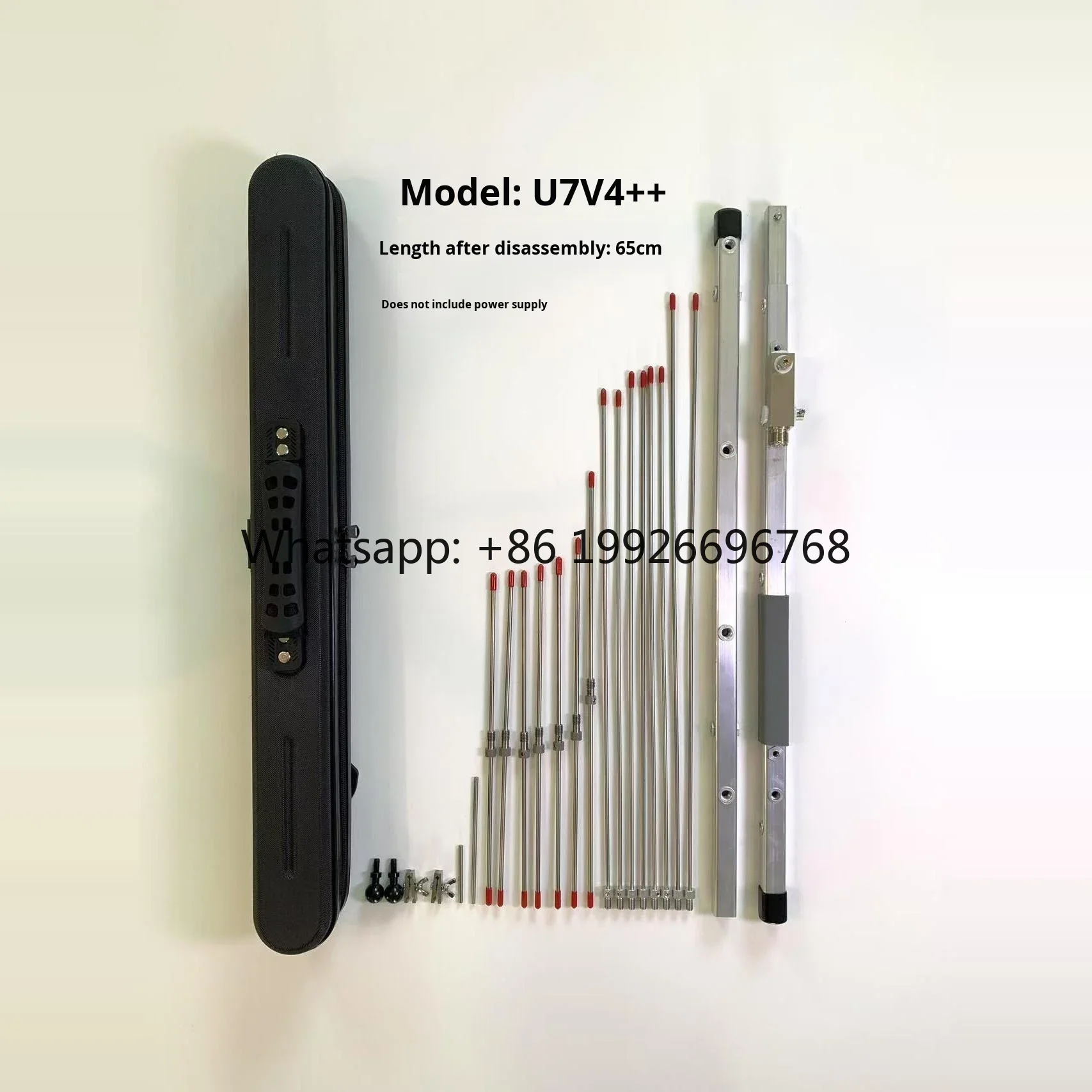 

BH7JYR U7V4 Dual Section Vertical Yagi Antenna 5dbi Gain 100W Max Power Low Elevation Angle Space Station Communication UHF IP67