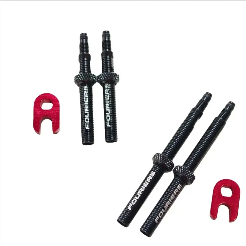 AliExpress FOURIERS VL-PE008 Bike VALVE / BOLT Tubeless Presta Valve (removable type) extender Bicycle tyre Parts