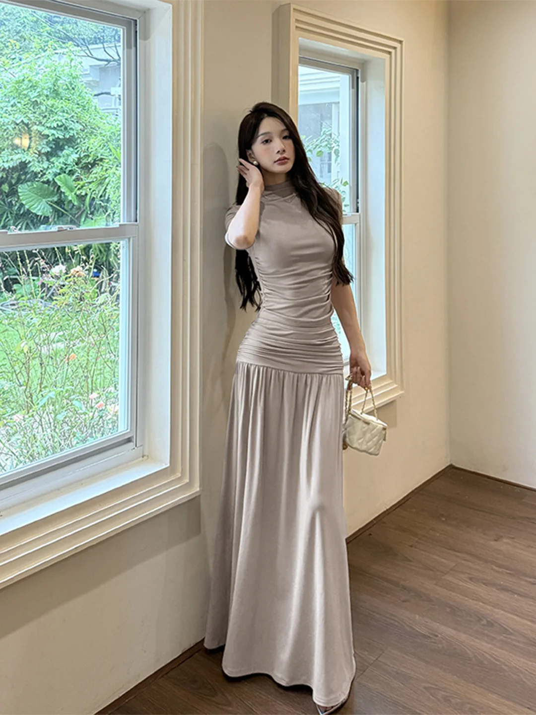 

Сексуальный комплект из двух предметов для пикантных девушек, юбка с высокой талией, Svel Dr, повседневная летняя мода для девочек-подростков, груша, боди мавпа