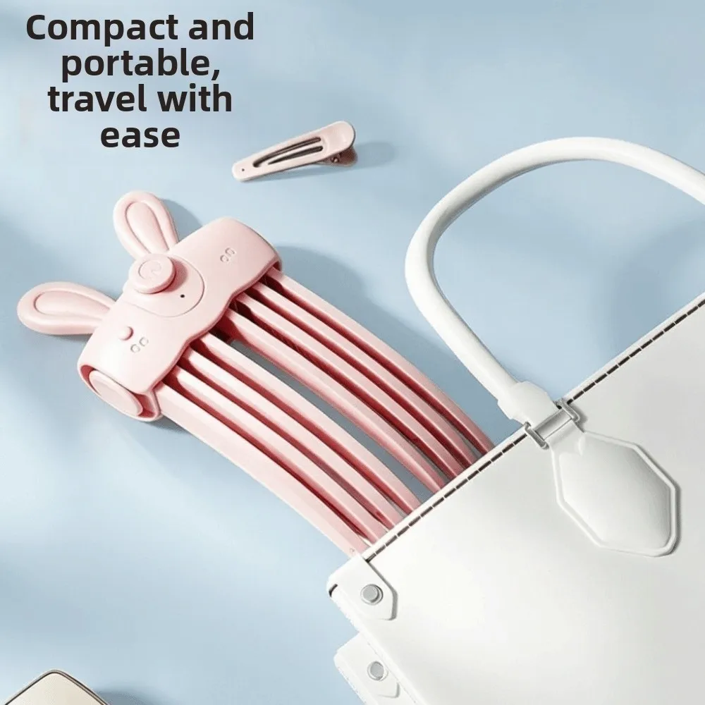 Rechargeable Heated Hairpin High Crown Wireless Volumizing Bangs Clip Electric Heating Seamless Design Hair Roots Volumizer