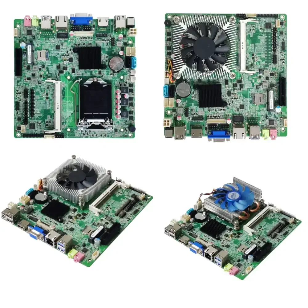 

ELSKY QM8000 Barebone Desktop Mainboard for 4th Gen CPU GPU PCIe x4 Dual Output for Desktop PC Build Gaming Workstation