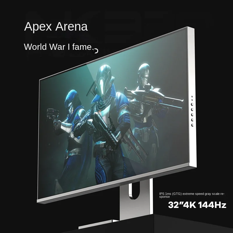 32-Inch 4K144Hz QDLED Dots All Metal Aluminum Alloy Shell HDR600 E-Sports Display with IPS Technology