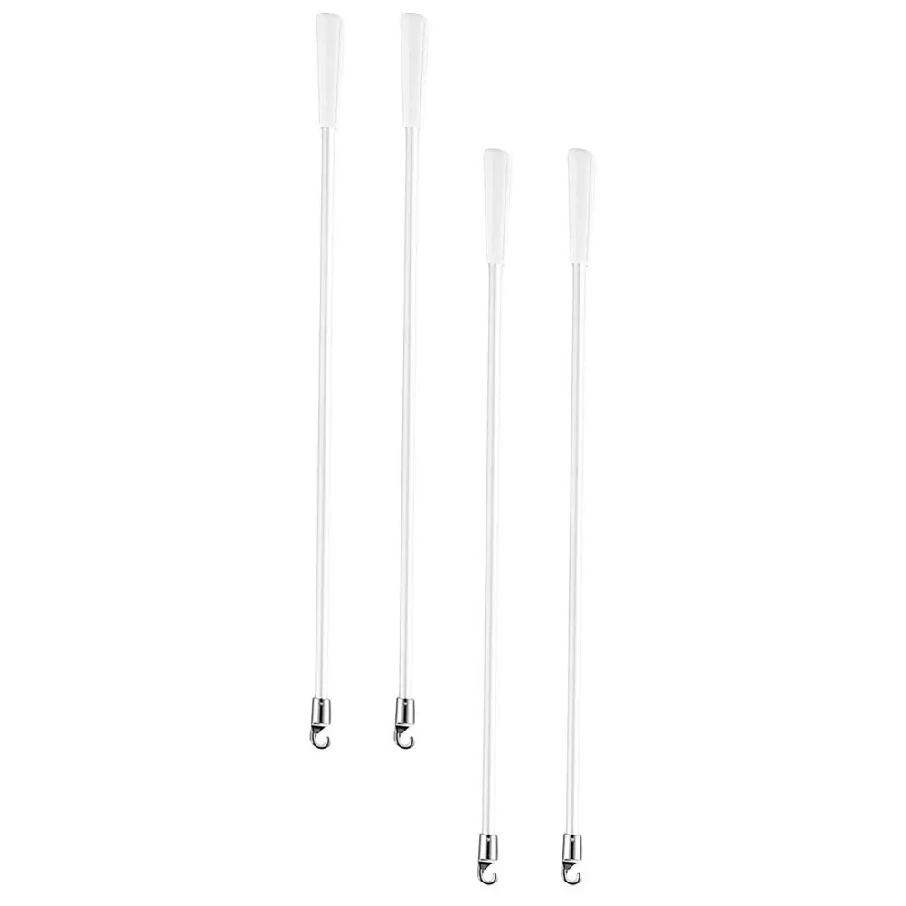 

4Pcs Vertical Blind Wand Fiberglass Tilt Replacement Rod Curtain Pull Stick 12 Inch Smooth Operation Door Window