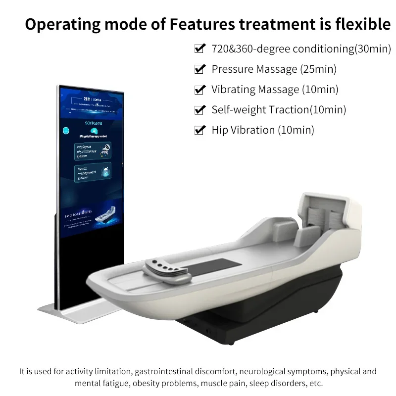 Sonka infrared electric massage bed with intelligent spine scanning physical therapy equipment