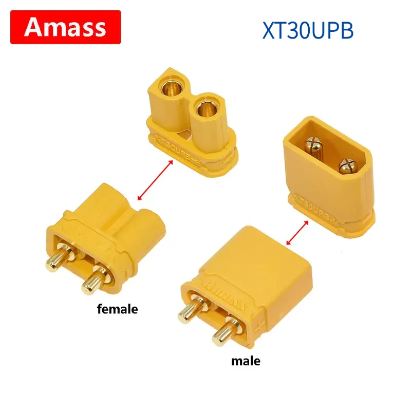 2-10PCS Original Amass XT30UPB-F/M Male/Female Plug XT30UPB-M Male Plug Remote Control Airplane Model Connector