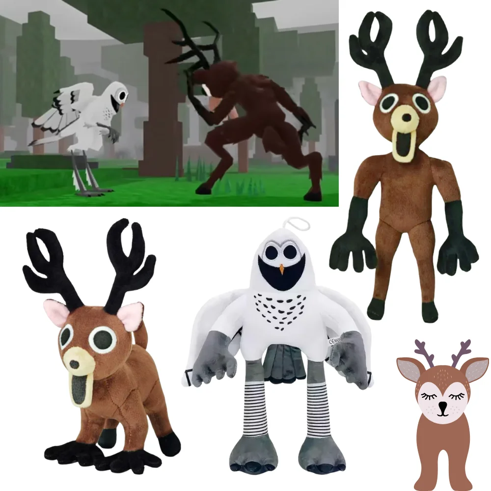 

@99 Nights In The Forest Deer Plush Toys Movie Stuffed Animals Deer Toy Fans Birthday Gifts Toys for Kids Christmas Gifts