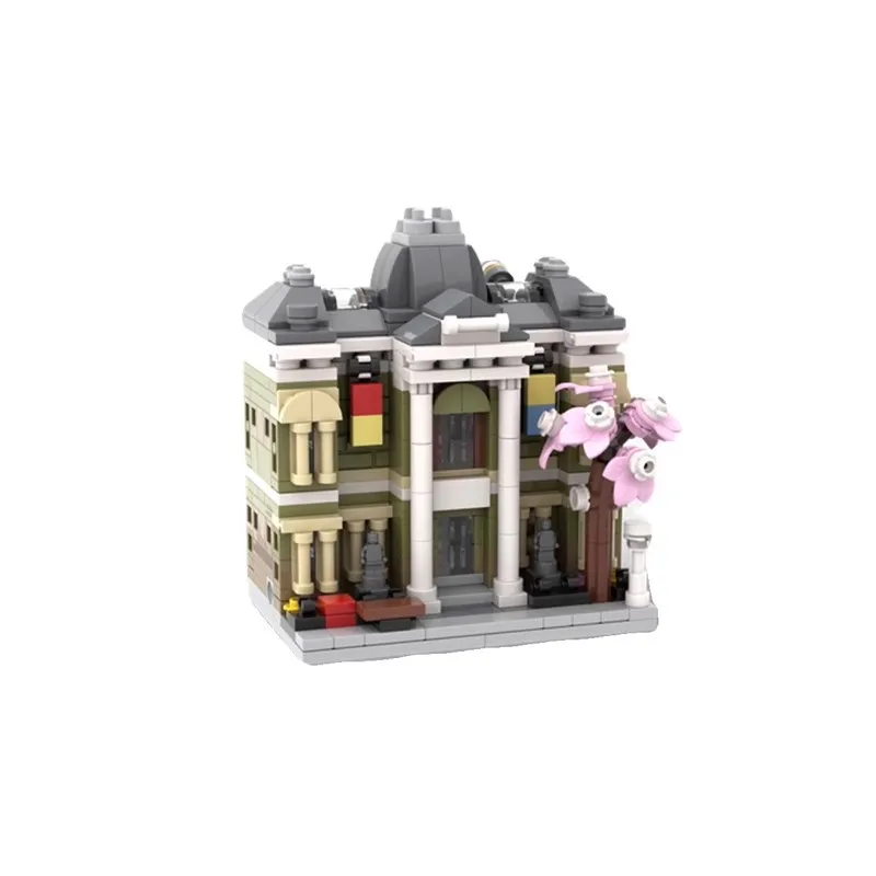 MOC Street View Natural History Modular Museum Architecture Building Blocks Bricks Adults Kids educational Toys Christmas Gifts