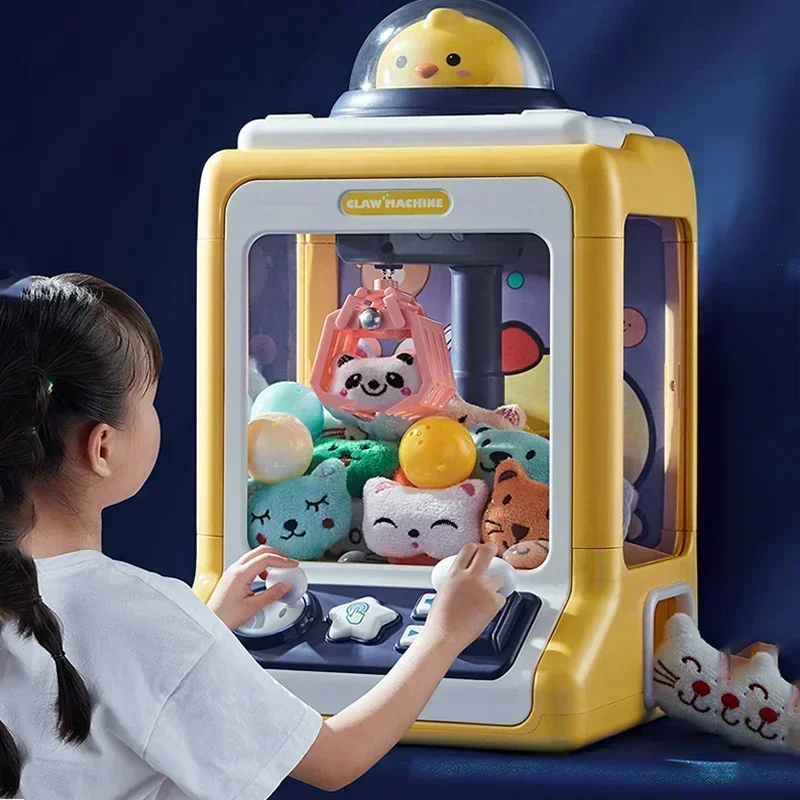 

Automatic Doll DIY Machine Children Coin Operated Game Mini Games Game Claw Machine Claw Machine Crane Machines Music Doll for C