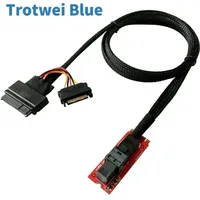 U.2 U2 Kit SFF-8639 NVME PCIe SSD Adapter & Cable for Mainboard  SSD 750 p3600 p3700 M.2 SFF-8643