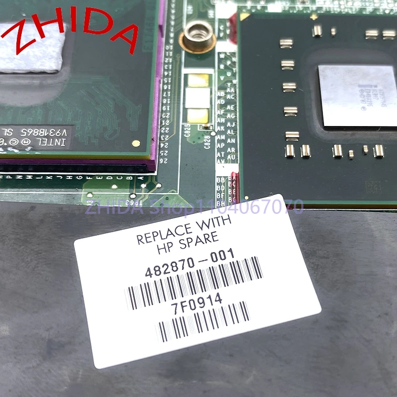 Imagem -05 - Placa-mãe do Portátil com Placa Vídeo Cpu Livre Daqt6amb8g0 482870001 504641-001 hp Dv5 Dv51000 Pm45 Ddr2 Testado Completo