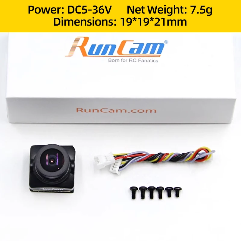 Original RunCam Phoenix 2 SP V3 FPV Camera 4:3/16:9 PAL/NTSC 1500TVL For RC FPV Freestyle Racing Long Range Drone Quadcopter