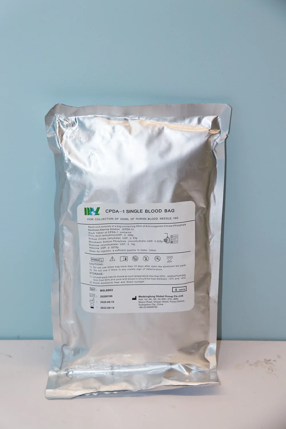 sacchetto cpda 450ml 500ml 350ml in vendita