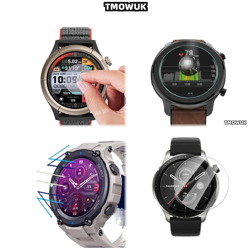 

For Amazfit GTR Cheetah Pro Balance 2 Falcon - Ultra-Clear Scratch Prevention Layer
