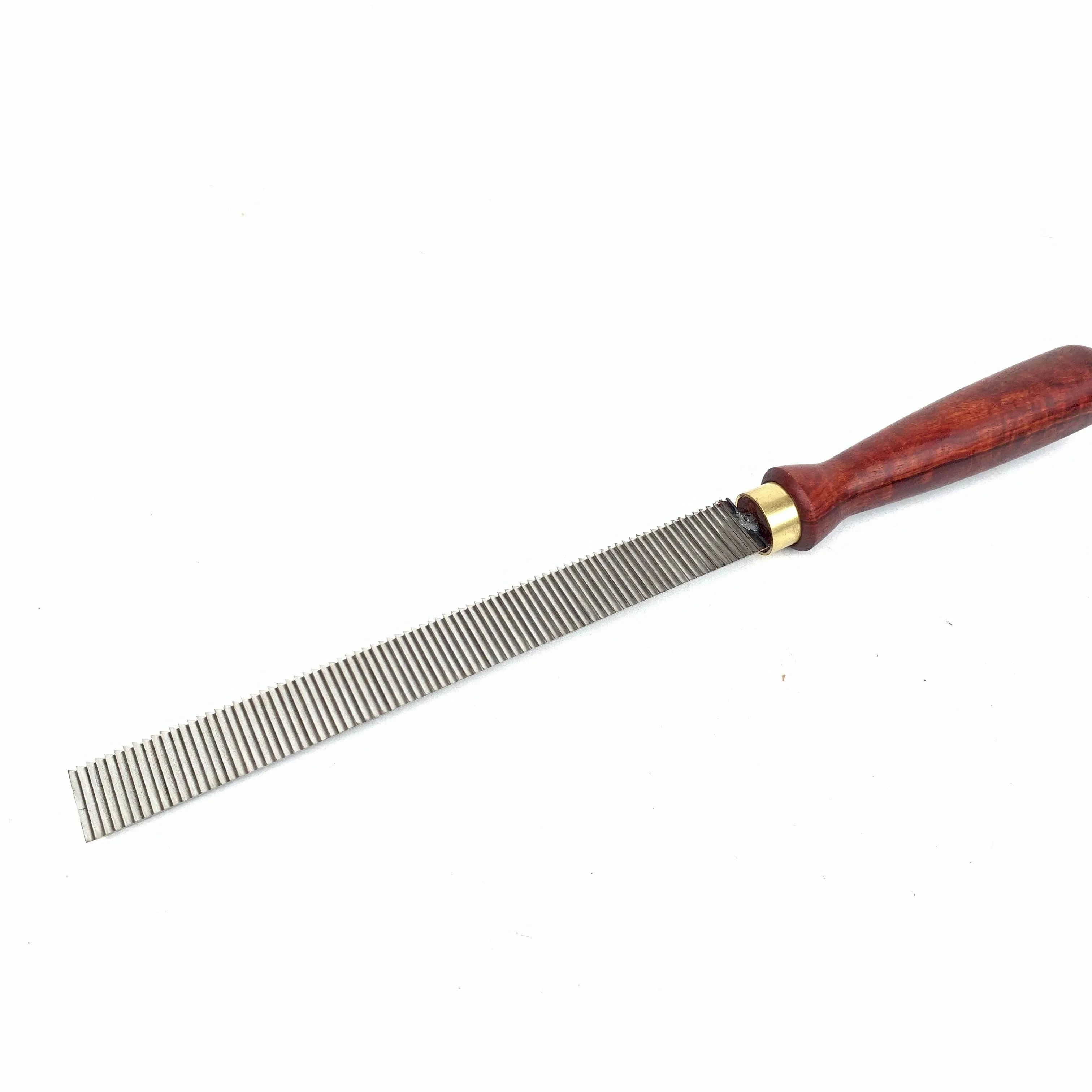 W4 float Steel Single Grain Woodworking File Sandalwood Handle